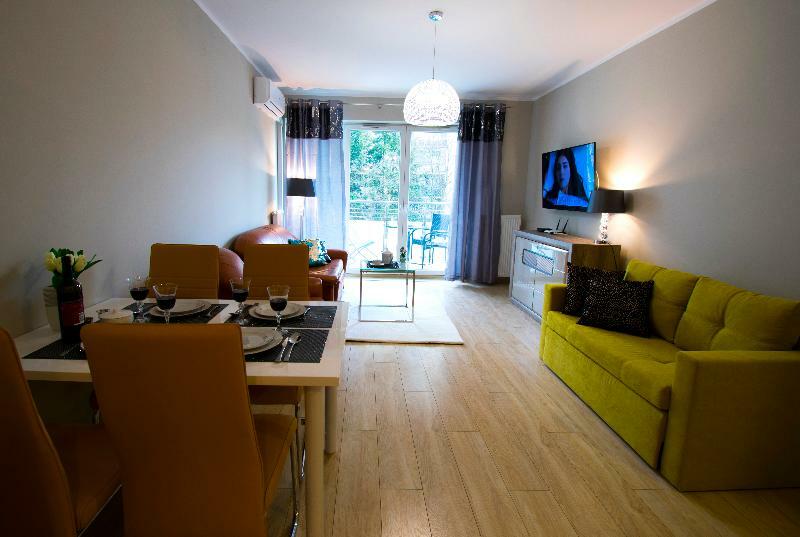 Ferienwohnung P&O Ursynow Warschau Exterior foto